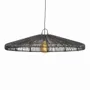 Hanging lights - Black rattan pendant light - ESSO XL - HYDILE