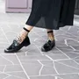 Cadeaux - Nakameguro Black 39-41 : chaussettes transparentes plumetis - ATELIER ST EUSTACHE