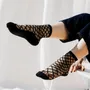Gifts - Brooklyn Bridge Black 36-38 : mesh transparent socks - ATELIER ST EUSTACHE