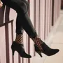 Gifts - Brooklyn Bridge Black 36-38 : mesh transparent socks - ATELIER ST EUSTACHE
