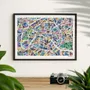 Poster - Paris Paname - LIFE ON MAPS