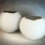 Céramique - Lampe à poser Luna et Chrysalis - ATELIER SUR LA RIVIERE - SYLVAIN FEZZOLI