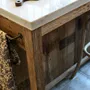 Other tables - Grimaud Service Table m. marble top - CHIC ANTIQUE A/S