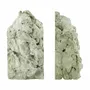 Sculptures, statuettes and miniatures - Catharsis Bookends – Set of Two Stone Sculptures, Sage Green - COKI