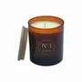 Candles - Signature Candle 290 g No. 3 Violet Leather - LES LUMIERES DU TEMPS