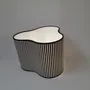 Blinds - Lampshade rectangular black and white stripes - pyramids - cylinders - CÔTE OUEST DÉCO - PRO