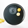 Plateaux - Plateau de service rond en bois - Citrons en trompe-l'œil 38 cm - MONBOPLATO