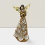 Crèches et santons - Figurine d’Ange de Noël – Finition Bois Naturel - BLUE STAR B.V.