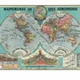 Cadeaux - Puzzle Mappemonde 1500 pièces - LES JOLIES PLANCHES