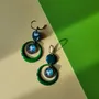 Jewelry - CALI earrings (Cabochon collection) - UN CHAT QU'A SA PUCE