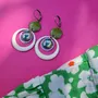 Jewelry - CALI earrings (Cabochon collection) - UN CHAT QU'A SA PUCE