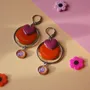 Apparel - POPAYAN earrings (cabochon collection) - UN CHAT QU'A SA PUCE