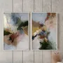 Paintings - Handmade abstract paintings series in gray brown « Rime » - MATISS ART STUDIO