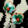 Bijoux - Boucles d'oreilles en forme de fleur - FIL MAIN