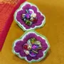 Bijoux - Boucles d'oreilles en forme de fleur - FIL MAIN