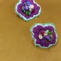 Bijoux - Boucles d'oreilles en forme de fleur - FIL MAIN