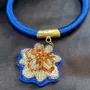 Bijoux - Collier brodé à la main - FIL MAIN