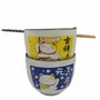 Tea and coffee accessories - Kitty Bowl & Chopstick Boxes/ref: 20030B - GALERIE D'ORIENT