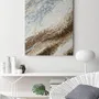 Office design and planning - Handmade abstract paintings textured series « Fluency » - MATISS ART STUDIO