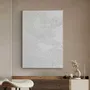 Office design and planning - Handmade abstract paintings textured series « Fluency » - MATISS ART STUDIO