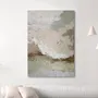 Office design and planning - Handmade abstract paintings textured series « Fjord » - MATISS ART STUDIO