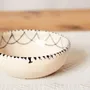 Platter and bowls - Small Burnished Clay Bowl, Fish Collection - HUAKAL