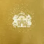 Napkins - GOLD GINGERBREAD HOUSE - FRANÇOISE PAVIOT