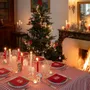 Napkins - RED GINGERBREAD HOUSE - FRANÇOISE PAVIOT