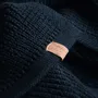 Scarves - JULES black knitted scarf - MONSIEUR CHARLI