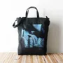Sacs et cabas - Sac en coton PNEU noir - MONSIEUR CHARLI