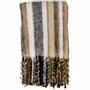 Throw blankets - TONIO cognac acrylic throw - MONSIEUR CHARLI
