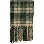Throw blankets - TIMOTHE khaki acrylic throw - MONSIEUR CHARLI