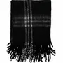 Throw blankets - TITOUAN black acrylic plaid - MONSIEUR CHARLI