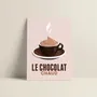 Poster - Poster Le Chocolat Chaud : Beige - COSYNÉVÉ - MOUNTAIN POSTERS