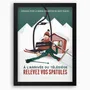 Poster - Framed poster Relevez Les Spatules - COSYNÉVÉ - MOUNTAIN POSTERS