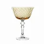 Glass - Gratia Sunset Crystal Champagne Glasses - 6 Pieces 180ml - PEKALLA CRISTAL GLASS