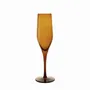 Verres - Vispera Verre à champagne coloré Amber - 1 pièce 170 ml - PEKALLA CRISTAL GLASS