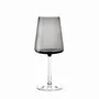 Glass - Vida Colored Wine Glass Grey - 1 piece 520 ml - PEKALLA CRISTAL GLASS
