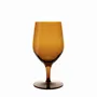 Verres - Vispera Verre à bière coloré Amber - 1 pièce 450 ml - PEKALLA CRISTAL GLASS