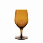 Verres - Vispera Verre à bière coloré Amber avec gravure - 1 pièce 450 ml - PEKALLA CRISTAL GLASS