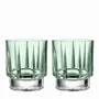 Crystal ware - Linea Malachit Crystal Whiskey Glasses - 2 pieces 300 ml - PEKALLA CRISTAL GLASS