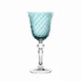Glass - Gratia Aqua Crystal Wine Glasses - 6 Pieces 170ml - PEKALLA CRISTAL GLASS