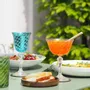 Glass - Gratia Aqua Crystal Wine Glasses - 6 Pieces 170ml - PEKALLA CRISTAL GLASS