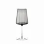 Glass - Vida Linea Colored Wine Glass Grey - 1 piece 400 ml - PEKALLA CRISTAL GLASS