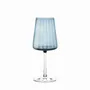 Glass - Vida Linea Mist Colored Wine Glass - 1 piece 400 ml - PEKALLA CRISTAL GLASS