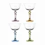 Crystal ware - Kalatina Isla crystal champagne glasses - 4 pieces 180 ml - PEKALLA CRISTAL GLASS