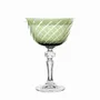 Candlesticks and candle holders - Gratia Olive Scented Soy Candle on Crystal Base - PEKALLA CRISTAL GLASS