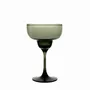 Candlesticks and candle holders - Vispera Verde Scented and colored soy candle on stand - PEKALLA CRISTAL GLASS