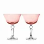 Cristallerie - Kalatina verres à champagne en cristal avec gravure - 2 pièces 180 ml - PEKALLA CRISTAL GLASS