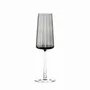 Glass - Vida LineaColored Champagne Glass Prosecco Grey - 1 piece 240 ml - PEKALLA CRISTAL GLASS